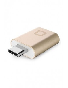 Adaptateur NONDA Mini /Gold /USB Type-C - USB 3.0 Type-A