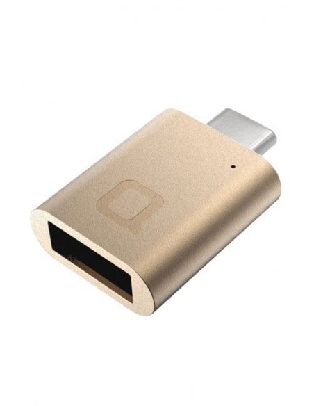 Adaptateur NONDA Mini /Gold /USB Type-C - USB 3.0 Type-A