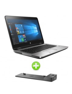 Ordinateur portable HP ProBook 650 G3 et Station d'accueil Ultra-plate