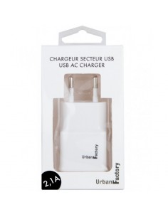 Chargeur secteur Urban Factory - USB 2.1 A - Eco Participation (WCD21UF) 2