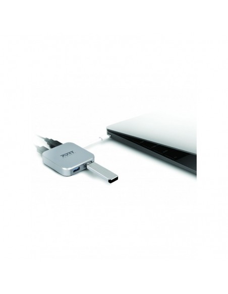 Hub USB 3.0 PortDesigns - 4 Ports Type C (900123)