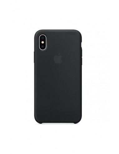Cover Apple Silicone /Noir /Pour iPhone X