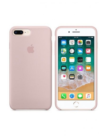 Cover Apple silicone /Rose /Pour iPhone 8 Plus - 7 Plus