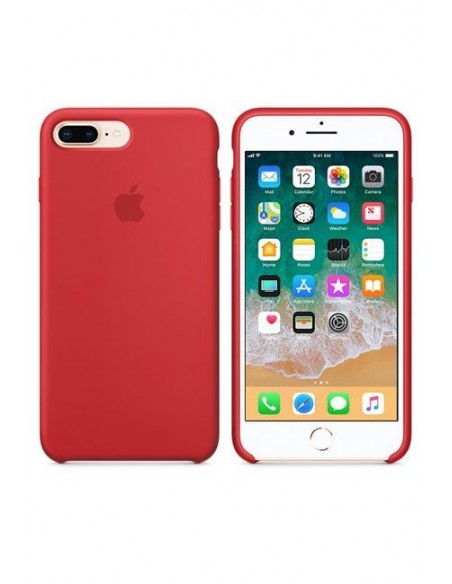 Cover Apple silicone /Rouge /Pour iPhone 8 Plus - 7 Plus