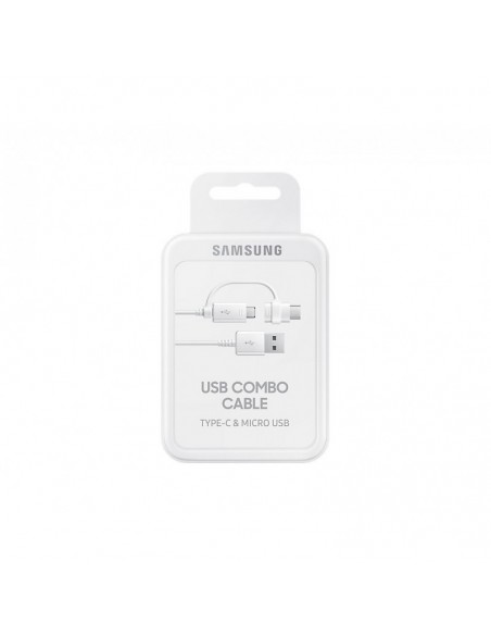 Câble de données combiné Samsung - 2 en 1 USB Type-C et Micro USB 1,5 m (EP-DG930DWEGWW)