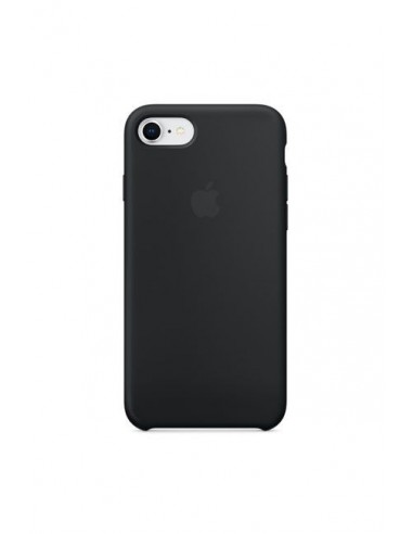 Cover Apple en Silicone /Noir /Pour iPhone 8 - 7