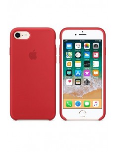 Cover Apple en silicone /Rouge /Pour iPhone 8 - 7 2