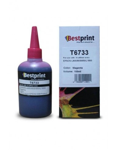 Bouteille d'encre BESTPRINT SerieL Photo /Magenta /100 ml /C13T67334A