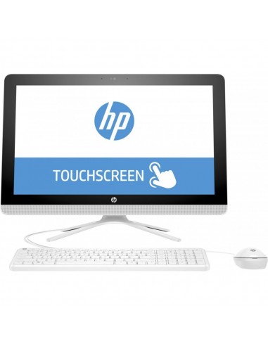 HP 22 AIO i3-7100U 4GB 1TB W10H 21.5" Touch White