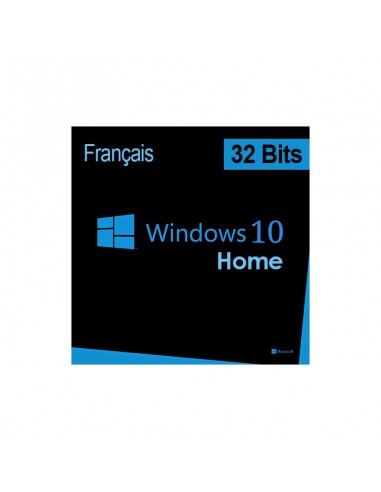 microsoft windows 10 home 32 bits francais dsp oei - licence oem dvd
