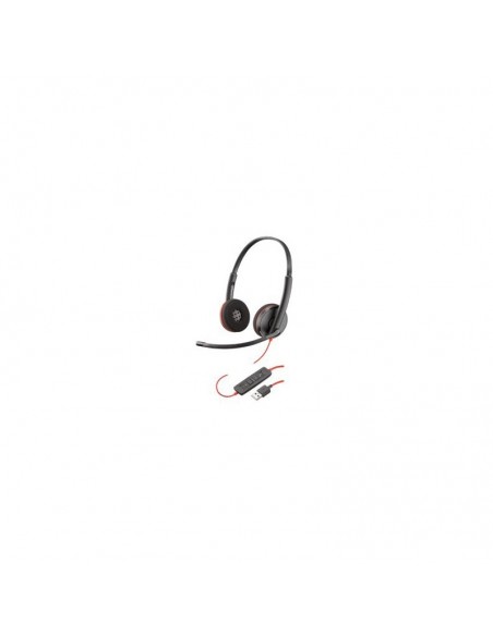 micro casque filaire plantronics blackwire c3220 binaural usb a