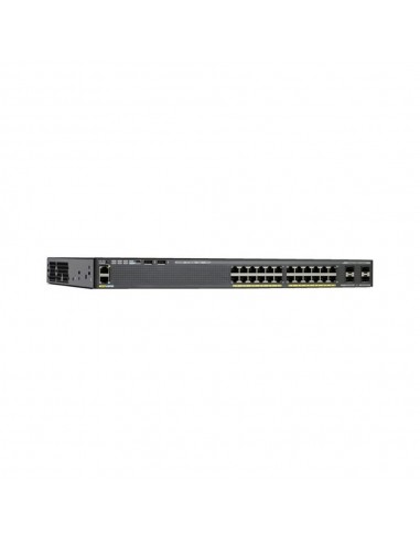 Cisco WS-C2960X-24PD-L - Catalyst 2960-X 24 GigE PoE 370W, 2 x 10G SFP+ LAN Base