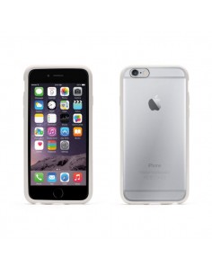Coque de protection pour iPhone 6/6s Blanc/Transparent