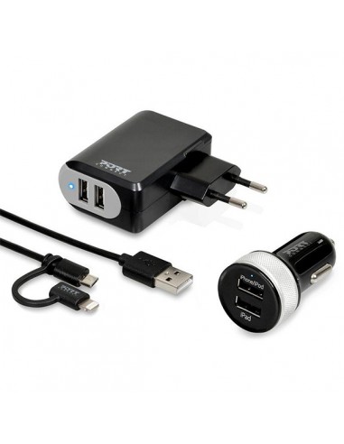 Chargeur Voiture 2 USB / 2 en 1