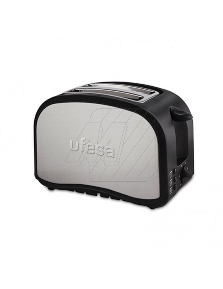 GRILLE-PAIN UFESA GRAND DEUX TRANCHES 800 W - INOX