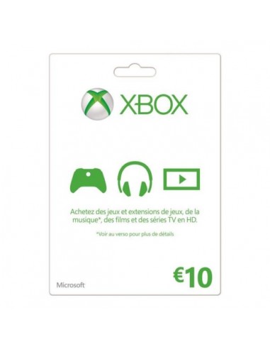 Carte Xbox Live 10€