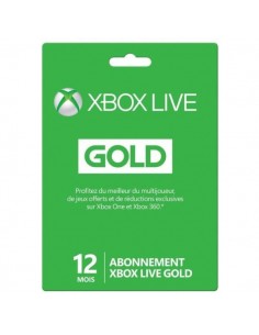Carte Live Xbox 360 Gold 12 Mois