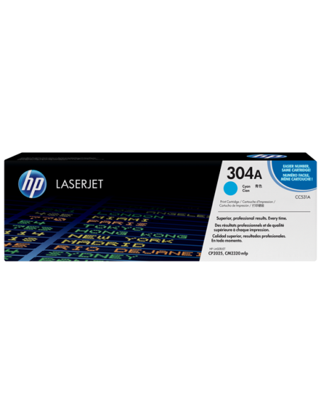 HP Toner Laserjet 304A Cyan (CC531A)
