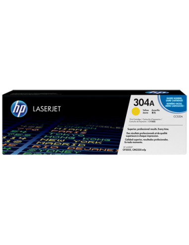 HP Toner Laserjet 304A Yellow (CC532A)