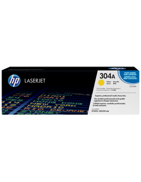 HP Toner Laserjet 304A Yellow (CC532A)