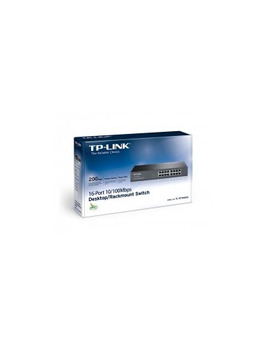 TP-LINK TL-SF1016DS - Switch 16 ports 10/100 Mbps Rackable 13