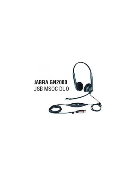 Jabra 20001-491 GN2000 USB MSOC, Duo, No