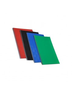 CAHIER - MINTRA- A SPIRALES PETITS CARREAUX 100P -17 X 22 CM - LOT DE 5 CAHIERS 2