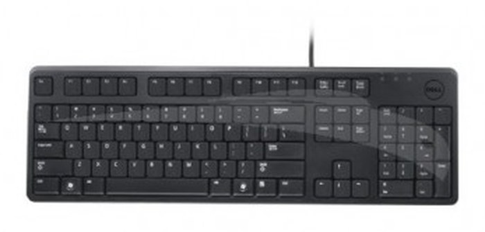 CLAVIER DELL Keyboard :French (AZERTY) KB212-B QuietKey USB black