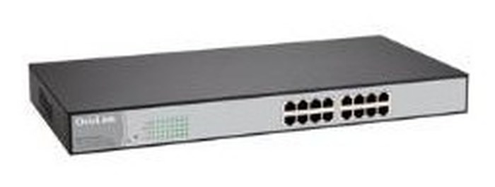 OVISLINK Switch 16 ports 10/100 dont 8ports POE Switch. Web