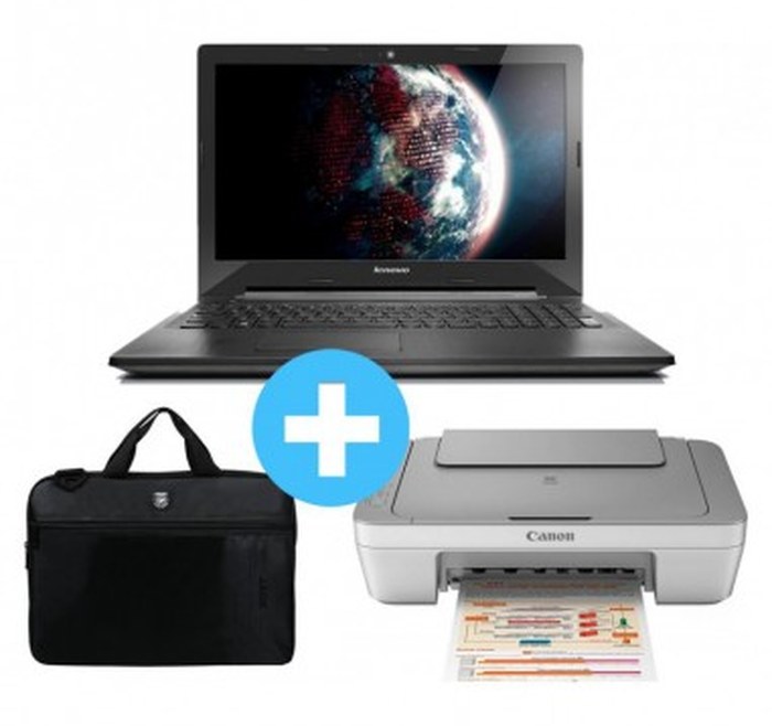 PC portable Lenovo IdeaPad 300 + Sacoche ordinateur LIBERTY 15,6\" + Imprimante Couleur Jet d'encre All-In-One Canon MG2440