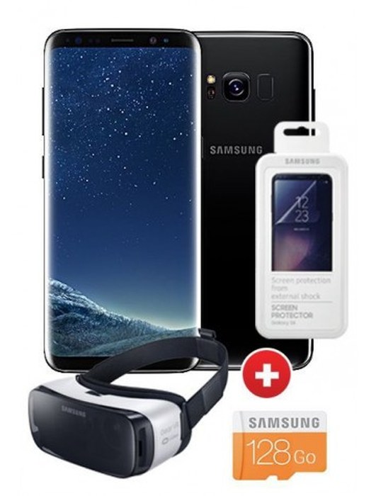Pack Samsung Galaxy S8 Plus Noir