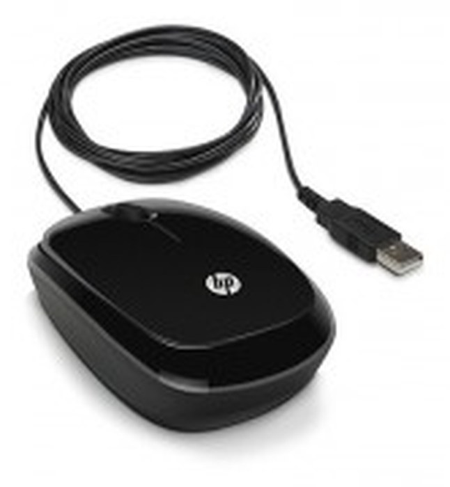 HP X1200 Wired Black mouse (H6E99AA)