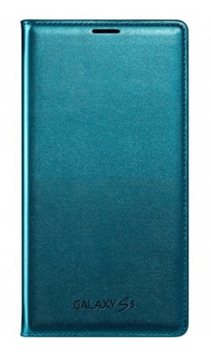 SAMSUNG FLIP COVER POUR S5 BLEU