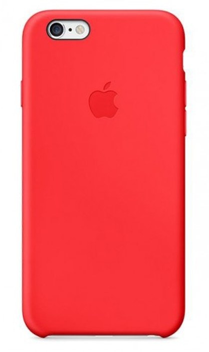 Cover APPLE pour iPhone 6 en Silicone /4.7Pouce /Rouge