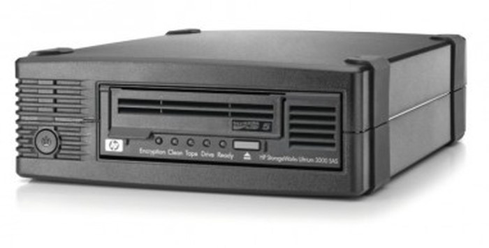 HPE StoreEver LTO-5 Ultrium 3000 SAS External Tape Drive (EH958B)