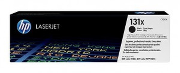 Cartouche authentique de toner noir haute capacité HP LaserJet 131X (CF210X)