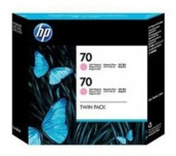 HP 70 2-pack 130-ml Light Magenta Ink Cartridges (CB346A)
