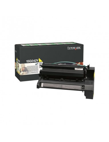C752, C762, X752e, X762e TONER Jaune haute capacité (15K) (15G042Y)