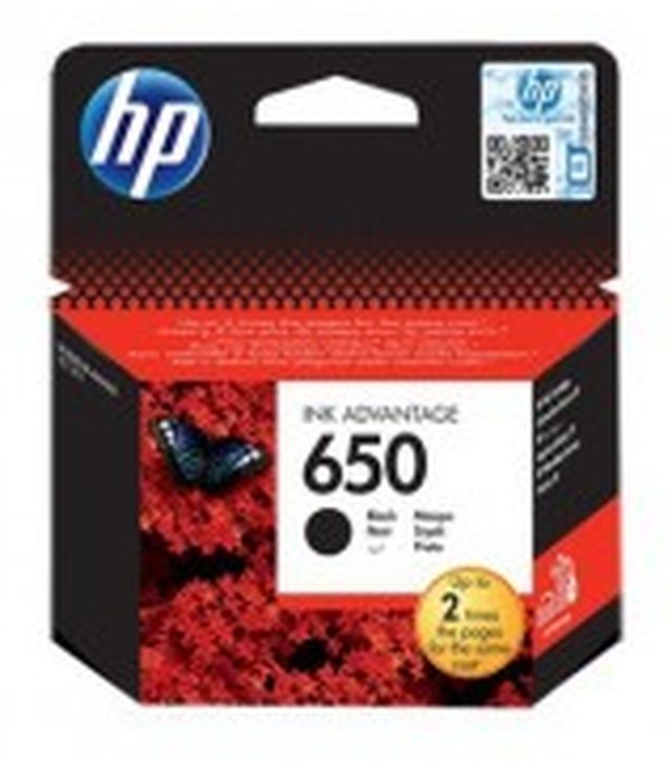Cartouche d'encre noire HP 650 (CZ101AE)