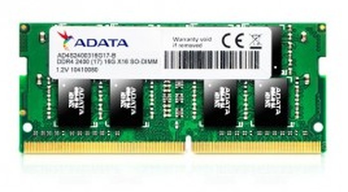 barrette memoire adata ddr4 so dimm 8gb 2400 17 - 1024mx8 - pc portable ad4s240038g17 s