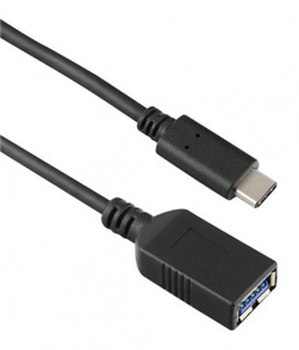 Cable Usb-C / Usb-A 115Cm Noir