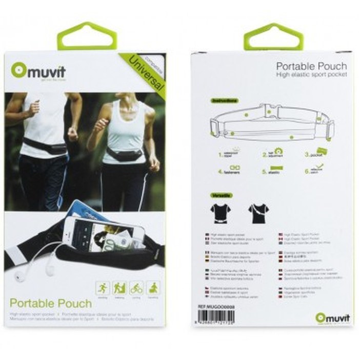 Ceinture élastique avec poche étanche