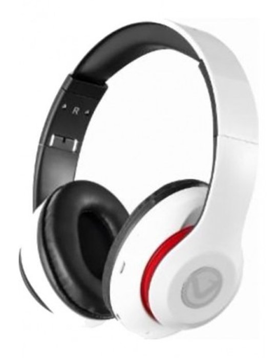 Casque VOLKANO Impulse Series /Bluetooth / Radio-FM/ Carte SD/ Blanc