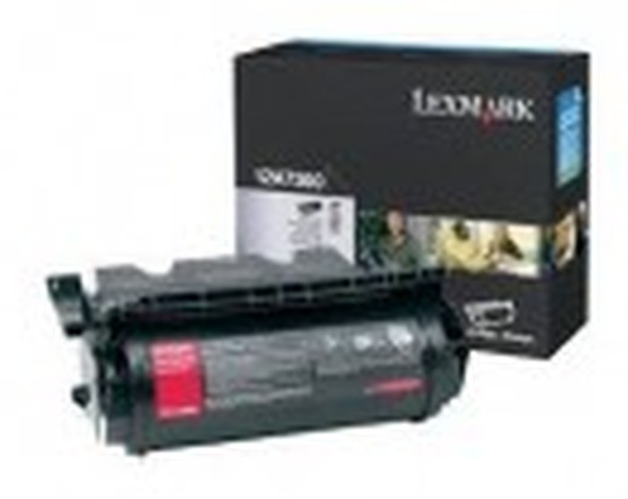 T630, T632, T634 TONER Noir (5K) (12A7360)