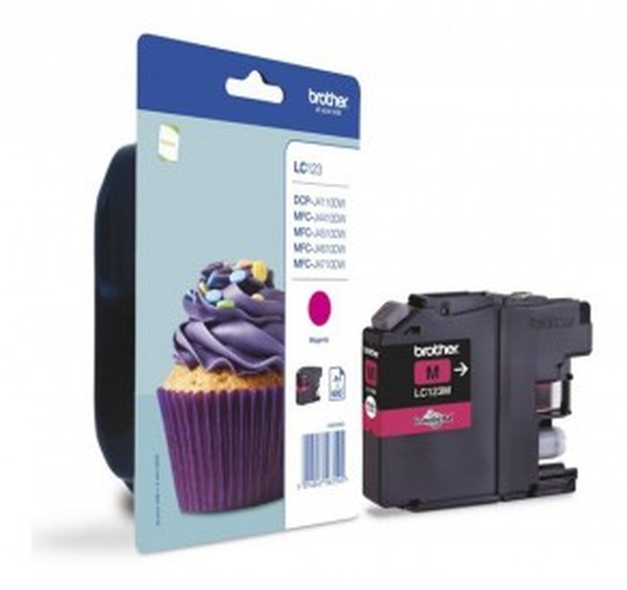 Cartouche brother LC123M MAGENTA