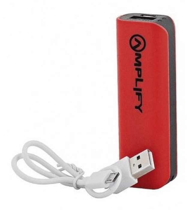 Power Bank AMPLIFY /Rouge /2000 mAh Verve