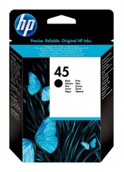 Cartouche d'encre noir HP 45 (51645GE)