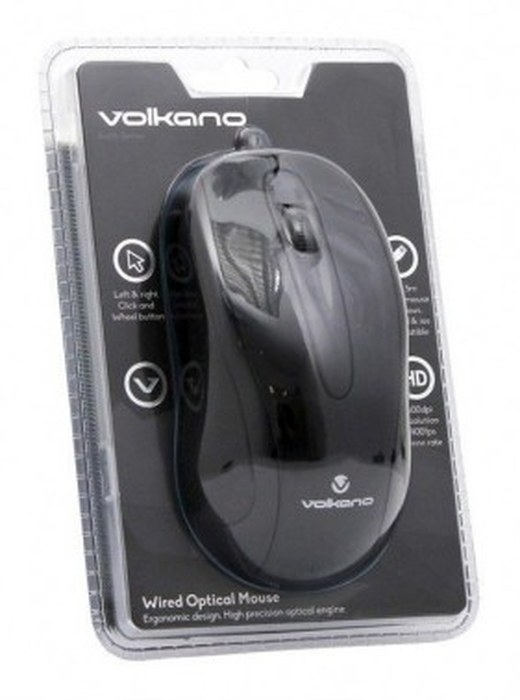 Souris VOLKANO Earth /Noire