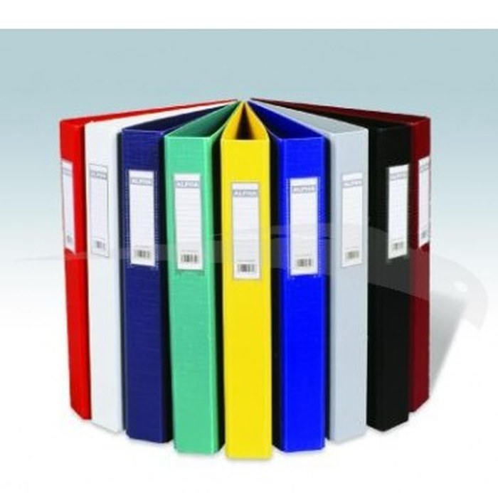 CLASSEURS A ANNEAUX - ALPHA - CARTON RIGIDE - A4 - 32 mm X 28 mm - DOS 24 mm