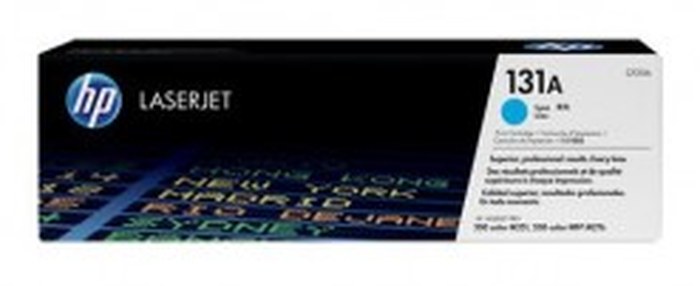 Cartouche de toner cyan LaserJet HP 131A (CF211A)